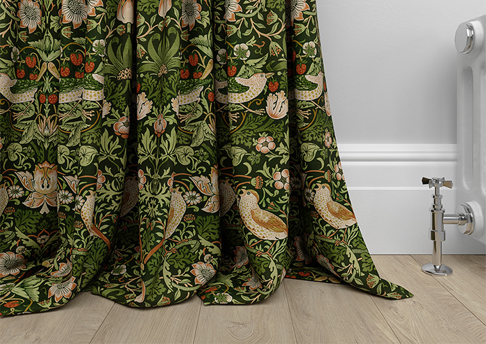 William Morris Strawberry Thief, Nettle - Made to Measure Curtains - Image 6